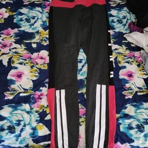 VS PINK Grey and red leggings